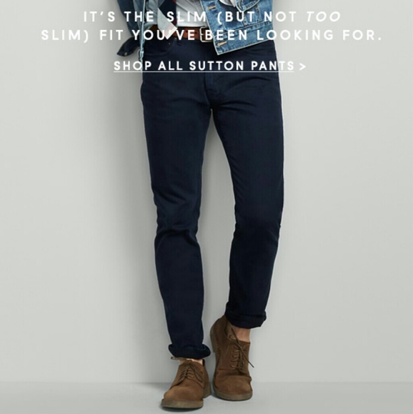 j crew men's sutton pants